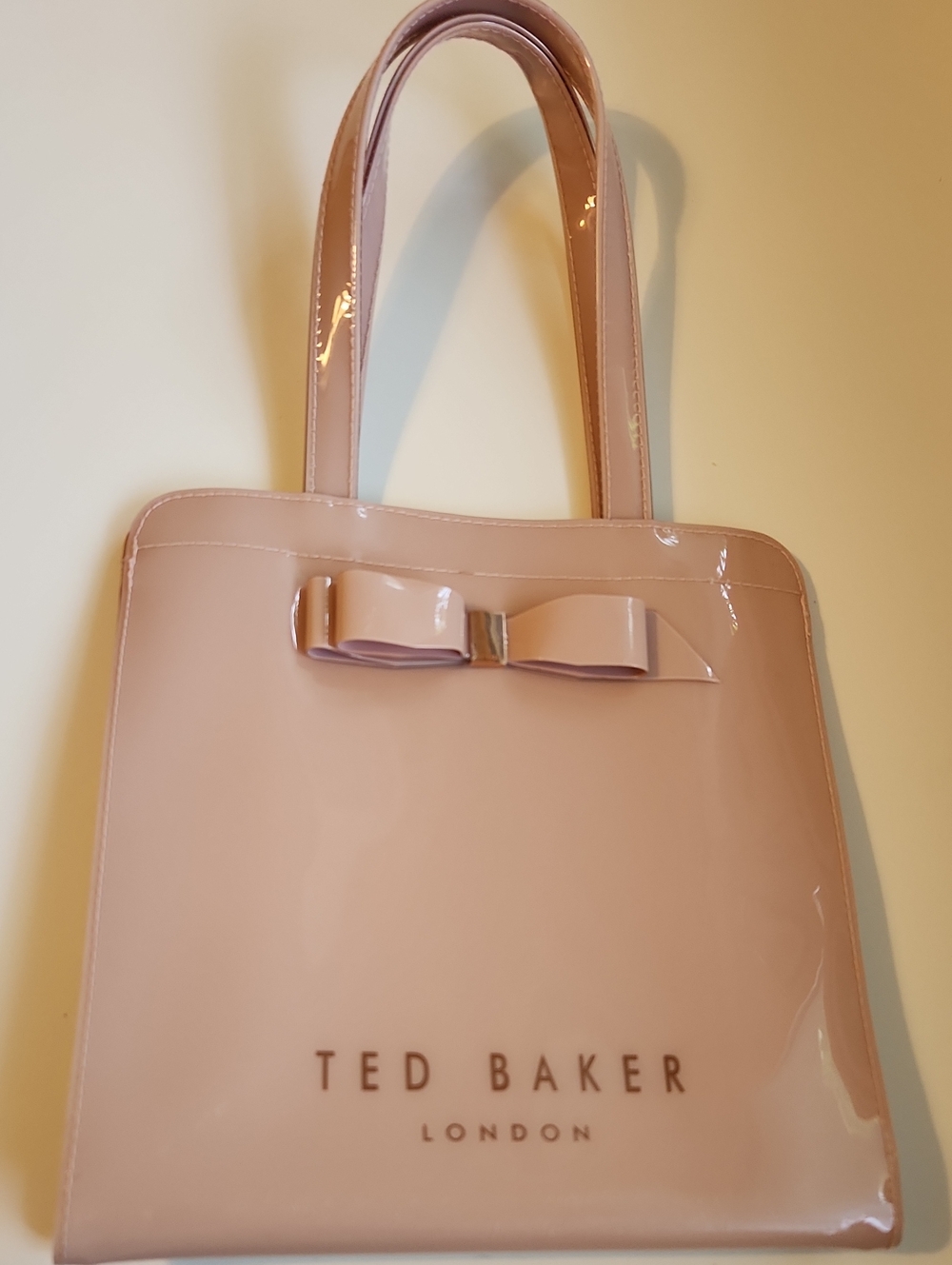 Ted Baker Blush Patent Bow Tote